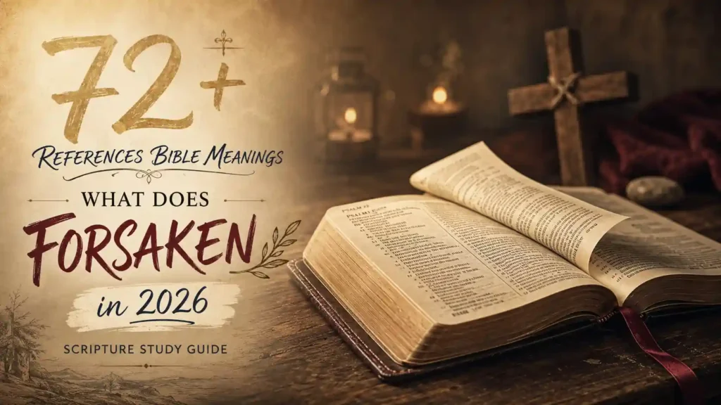 What Does Forsaken Mean In The Bible