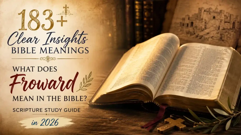 What Does Froward Mean In The Bible