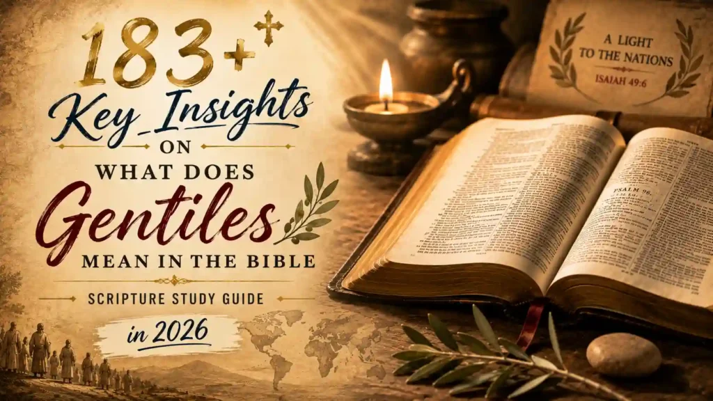 What Does Gentiles Mean In The Bible