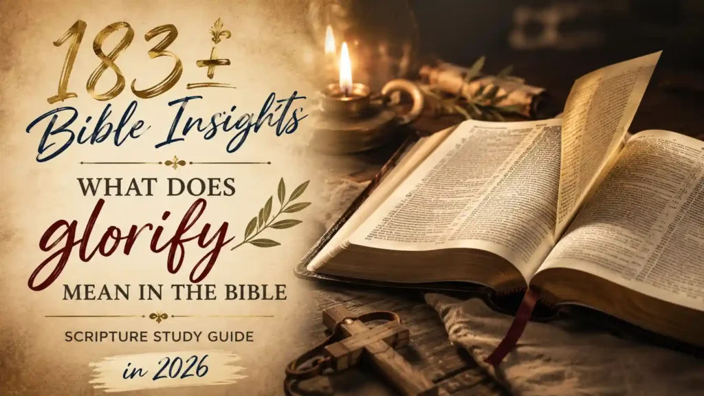 What Does Glorify Mean In The Bible