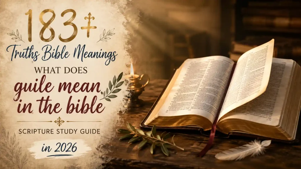 What Does Guile Mean In The Bible
