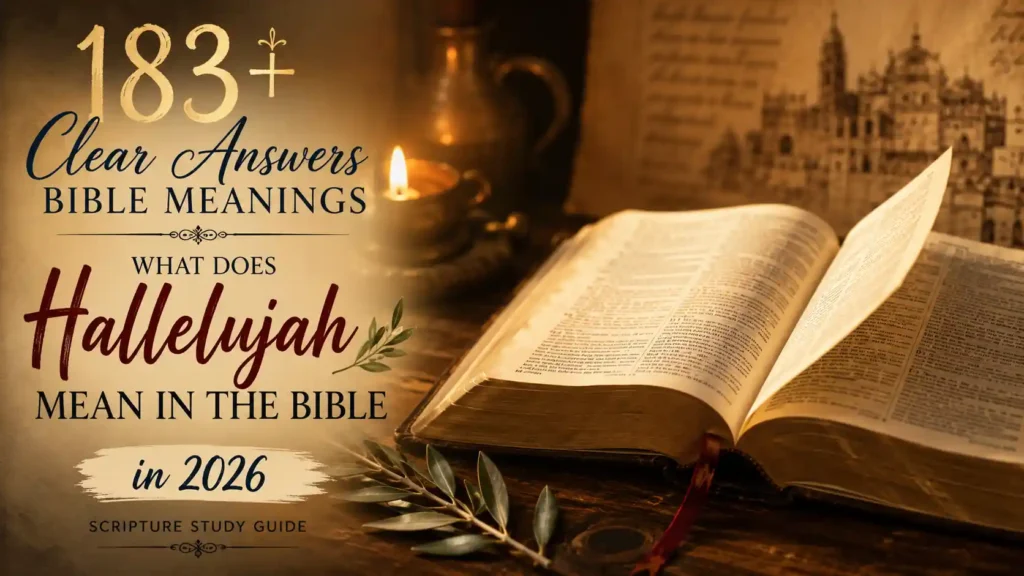 What Does Hallelujah Mean In The Bible