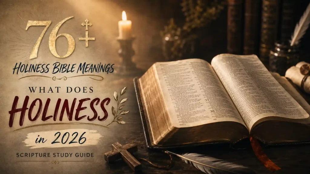 What Does Holiness Mean In The Bible