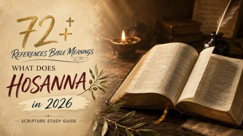 What Does Hosanna Mean In The Bible
