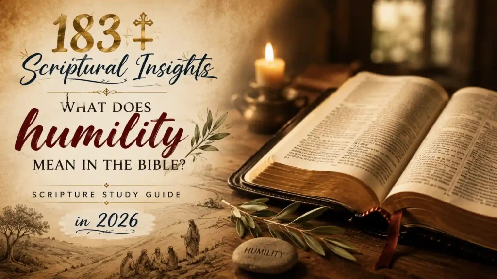 What Does Humility Mean In The Bible