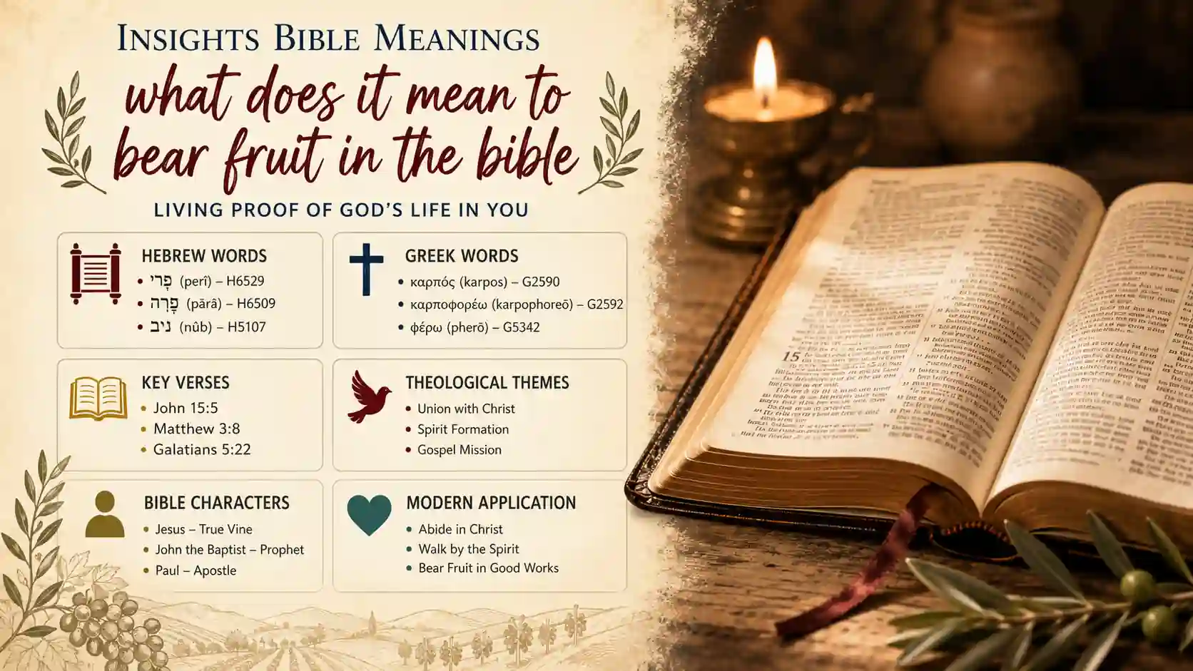 What Does It Mean To Bear Fruit In The Bible What Does It Mean To Bear Fruit In The Bible