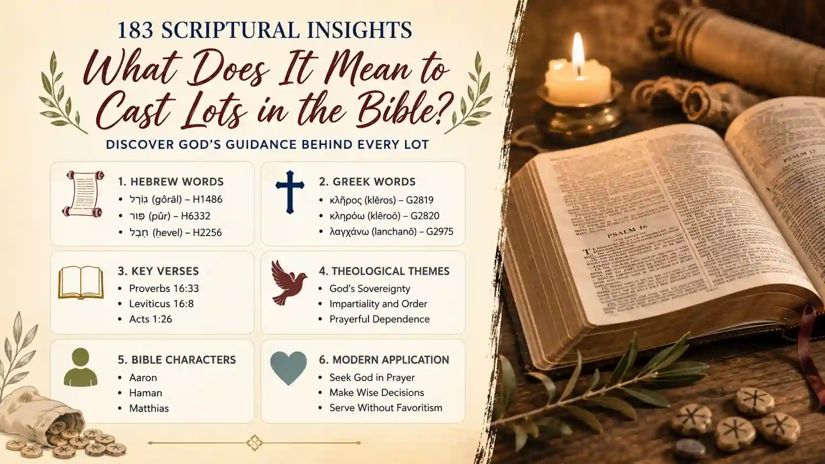 What Does It Mean To Cast Lots In The Bible What Does It Mean To Cast Lots In The Bible
