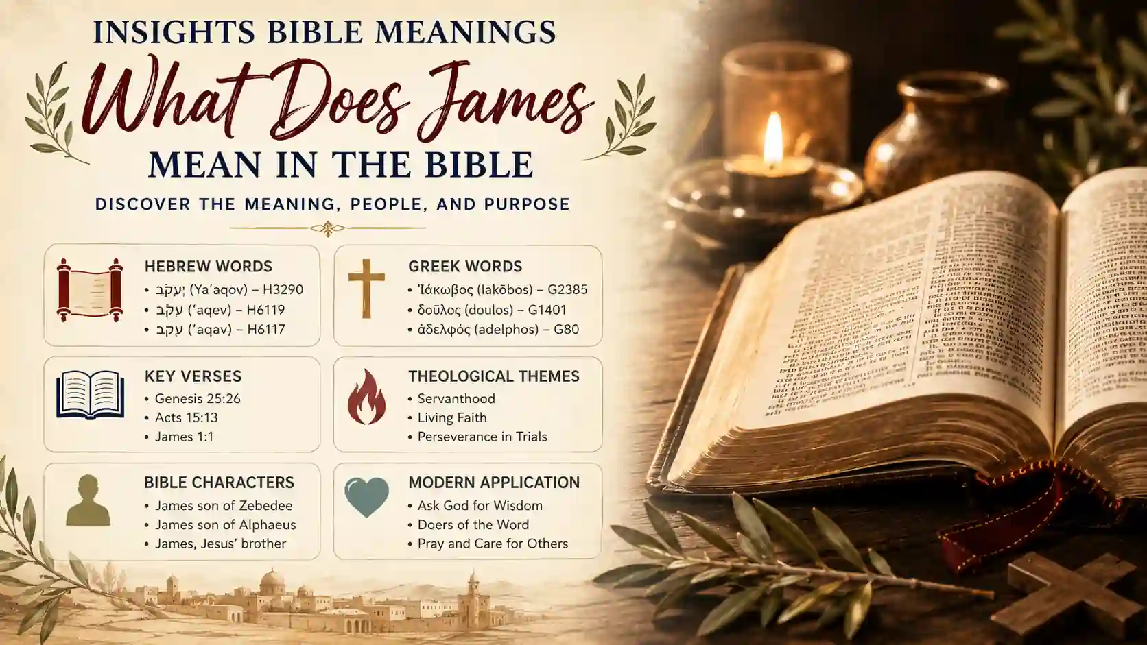 What Does James Mean In The Bible What Does James Mean In The Bible