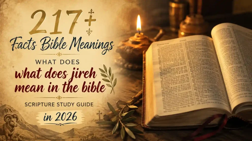 What Does Jireh Mean In The Bible