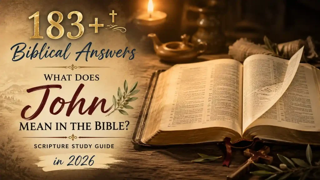 What Does John Mean In The Bible