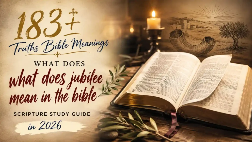 What Does Jubilee Mean In The Bible