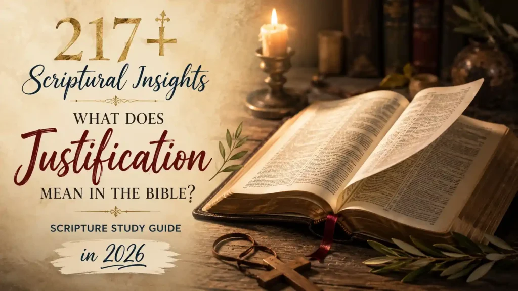 What Does Justification Mean In The Bible