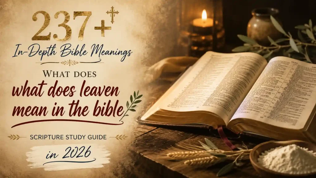 What Does Leaven Mean In The Bible