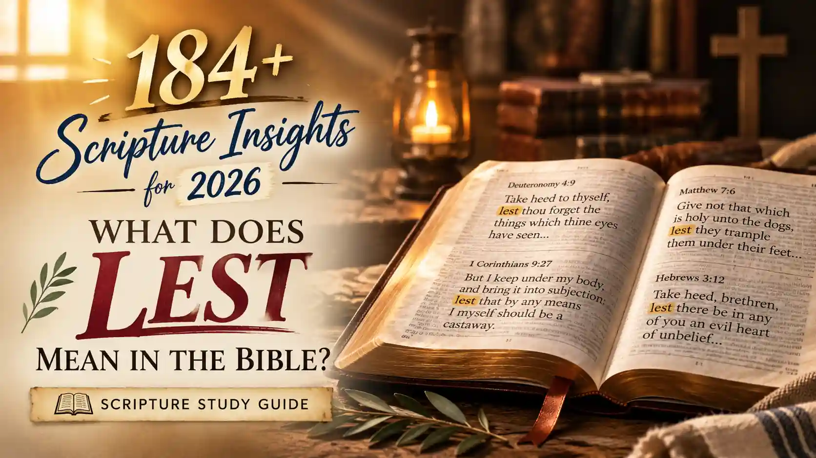 What Does Lest Mean In The Bible What Does Lest Mean In The Bible