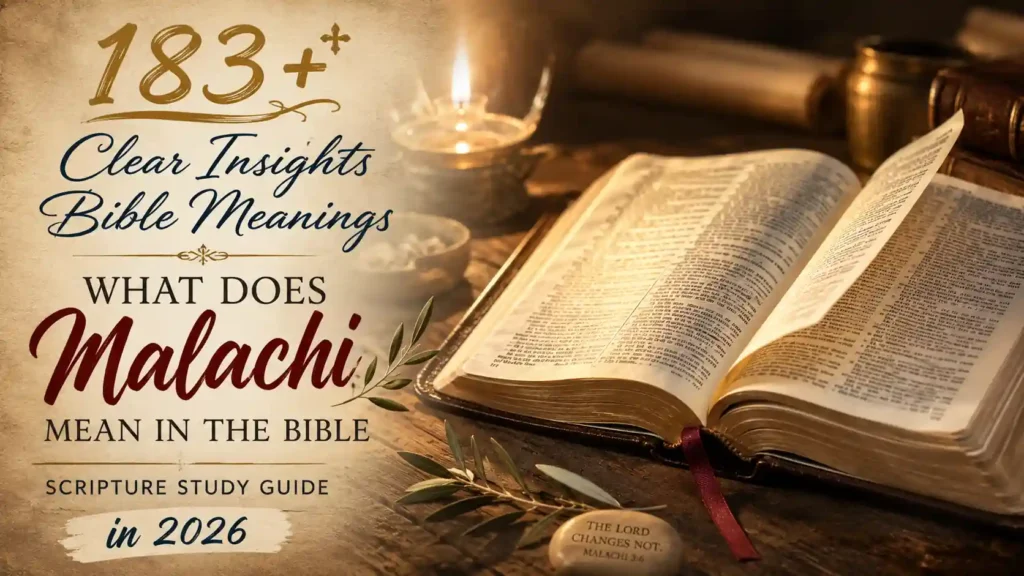 What Does Malachi Mean In The Bible