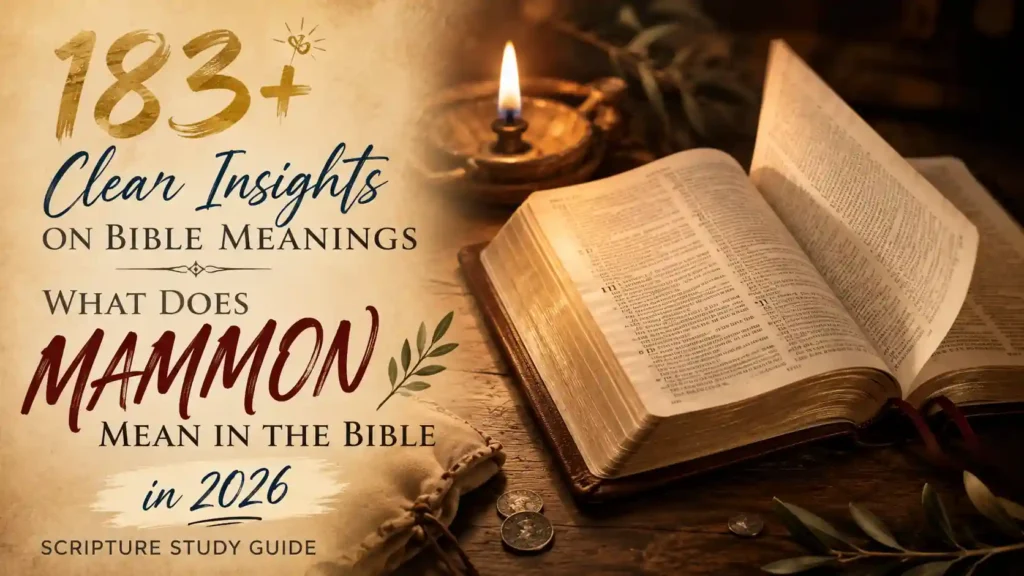 What Does Mammon Mean In The Bible