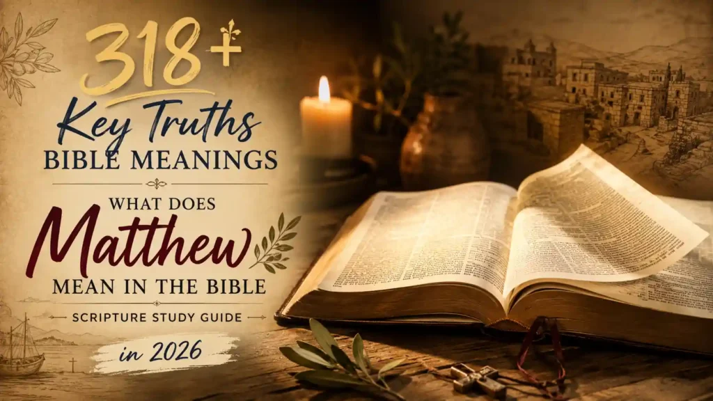 What Does Matthew Mean In The Bible