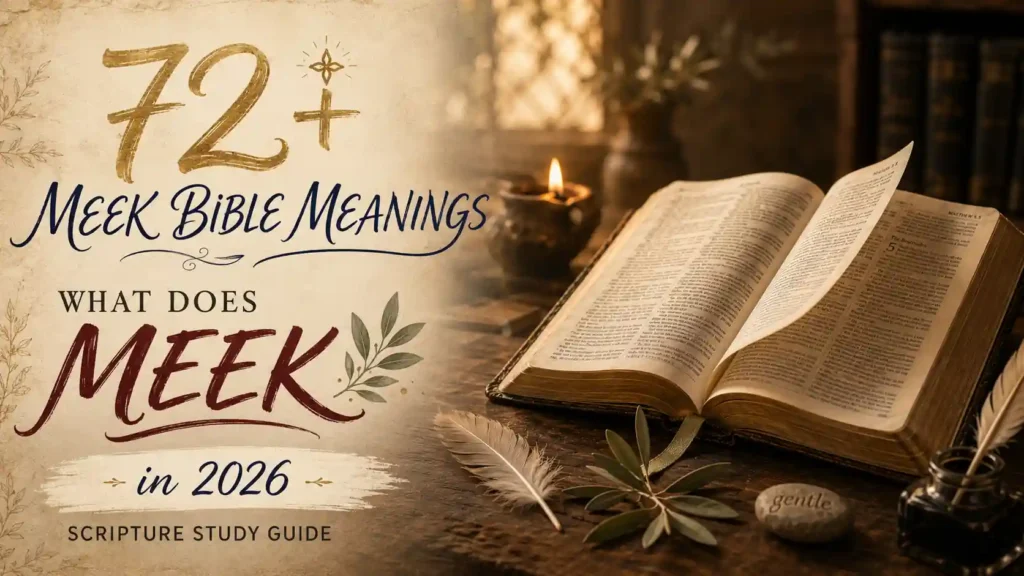 What Does Meek Mean In The Bible