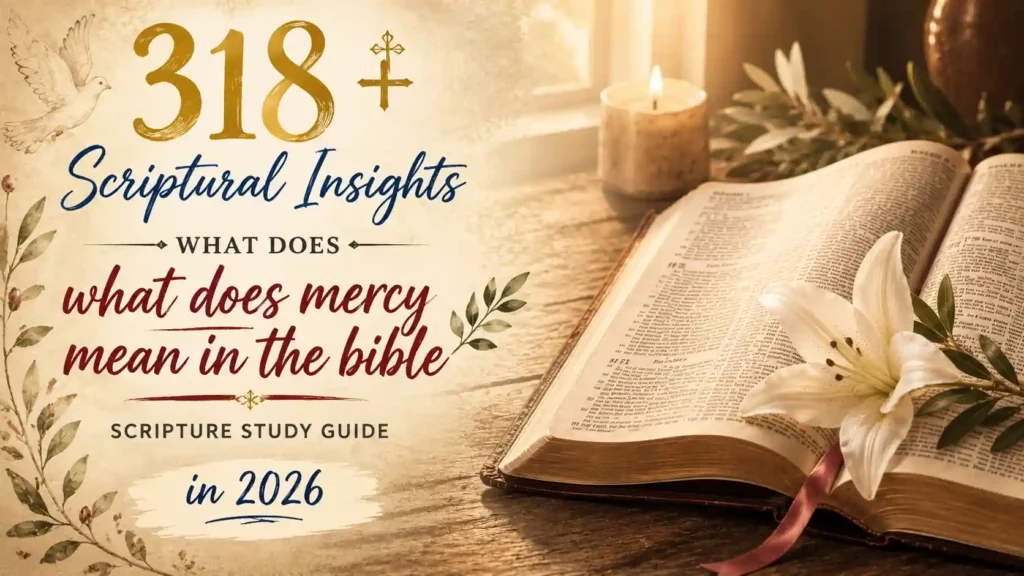 What Does Mercy Mean In The Bible