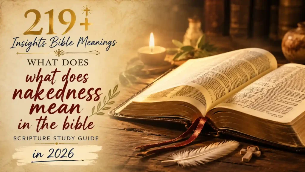 What Does Nakedness Mean In The Bible