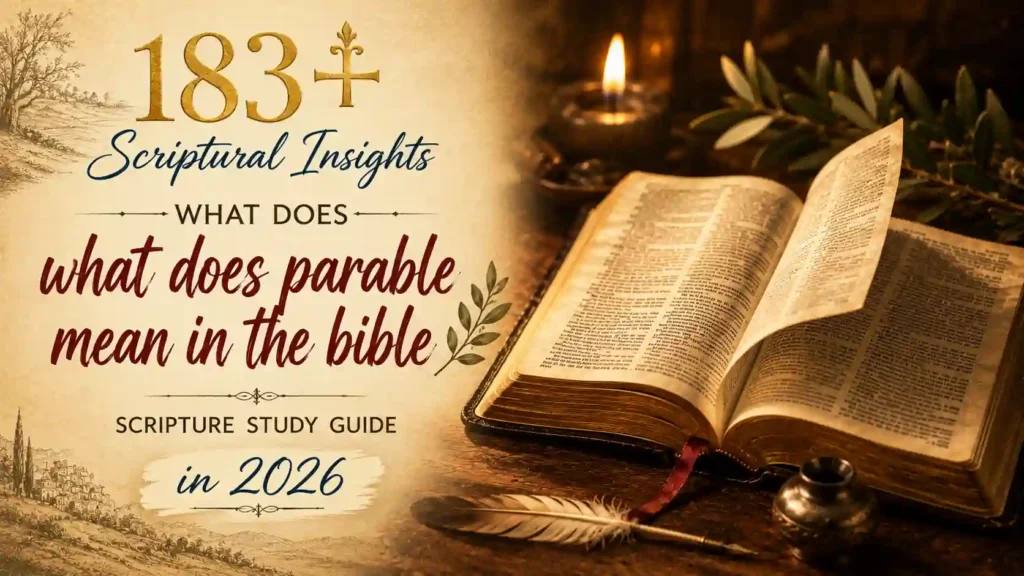 What Does Parable Mean In The Bible