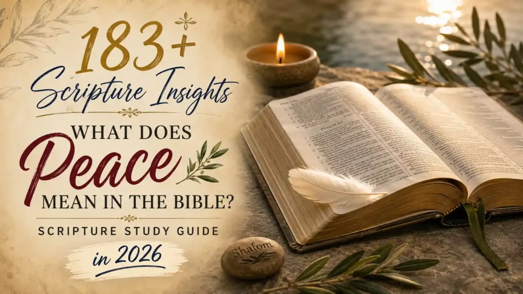 What Does Peace Mean In The Bible