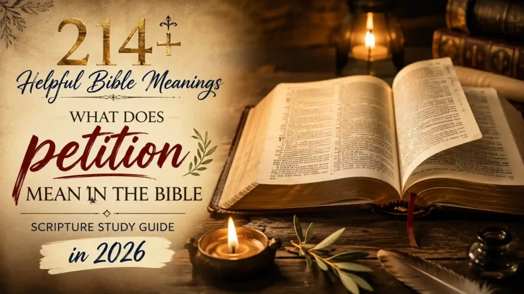 What Does Petition Mean In The Bible