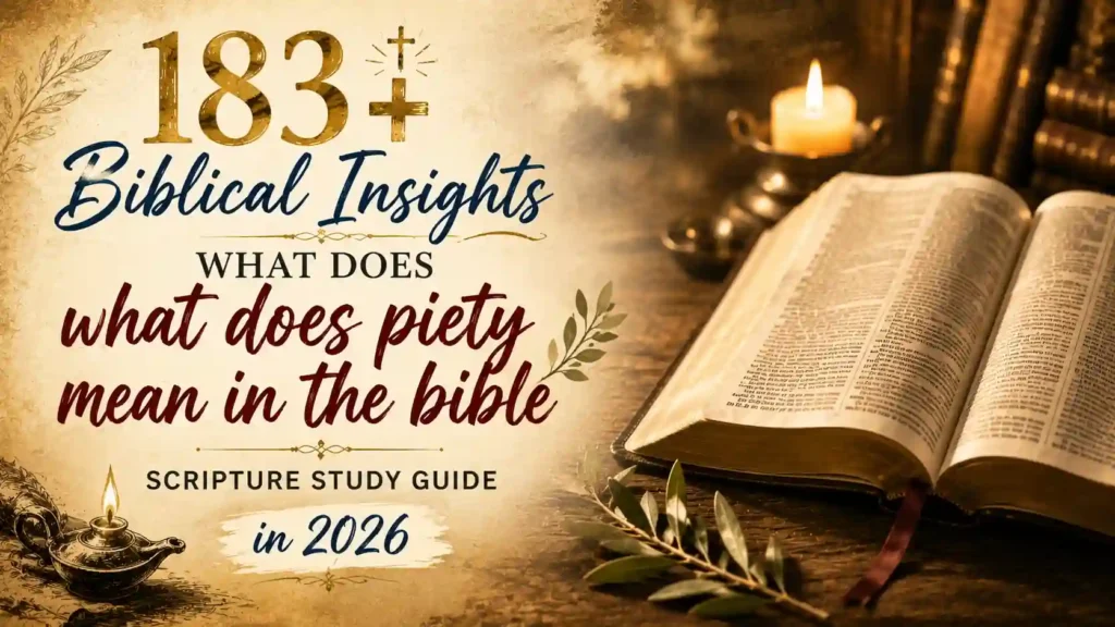 What Does Piety Mean In The Bible