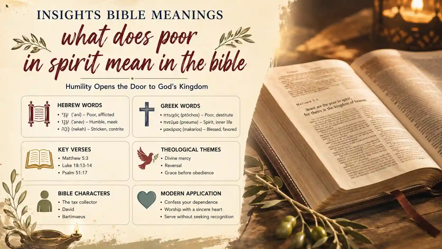 What Does Poor In Spirit Mean In The Bible What Does Poor In Spirit Mean In The Bible