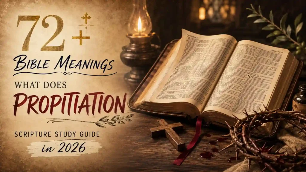 What Does Propitiation Mean In The Bible