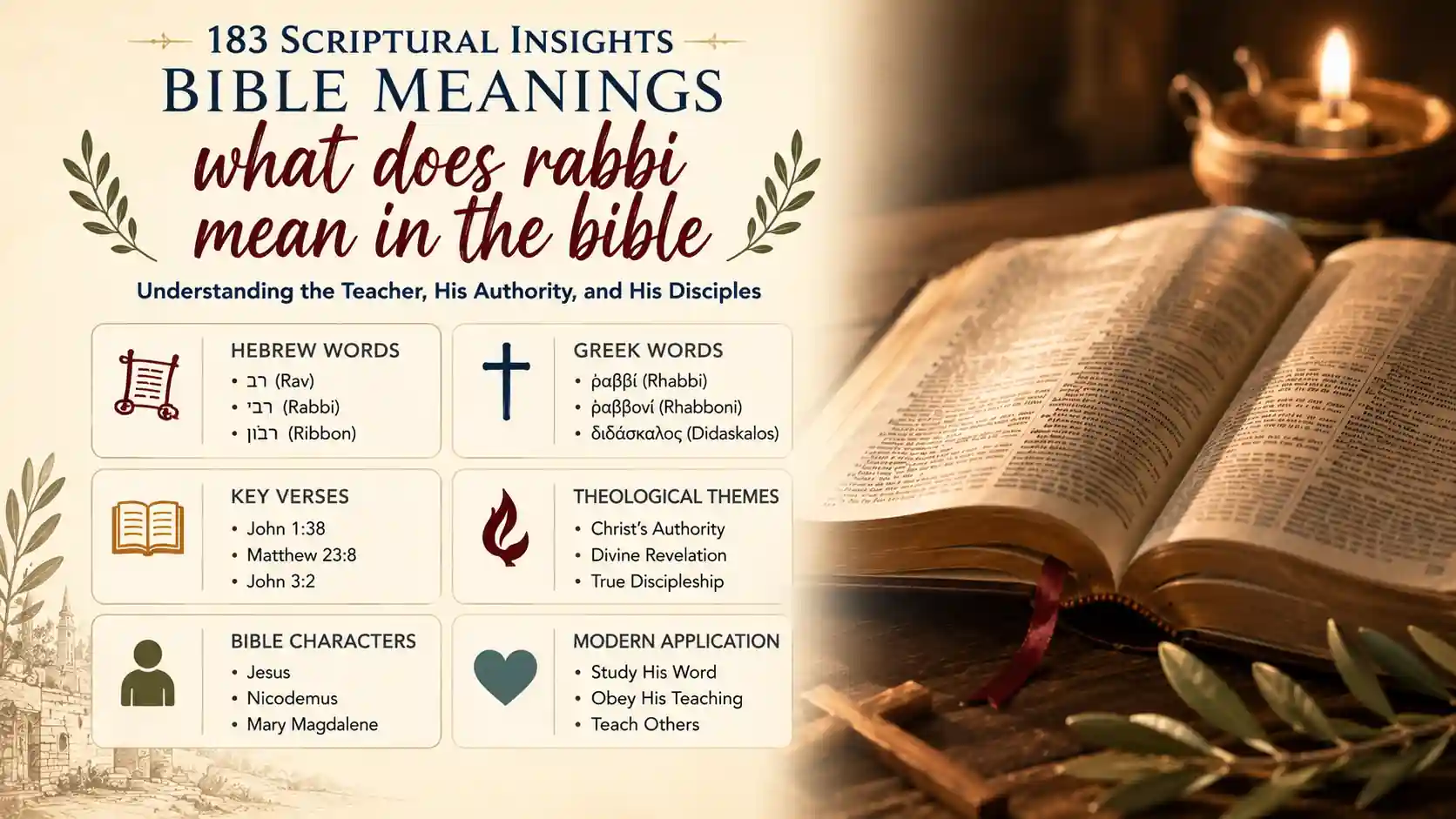 What Does Rabbi Mean In The Bible What Does Rabbi Mean In The Bible