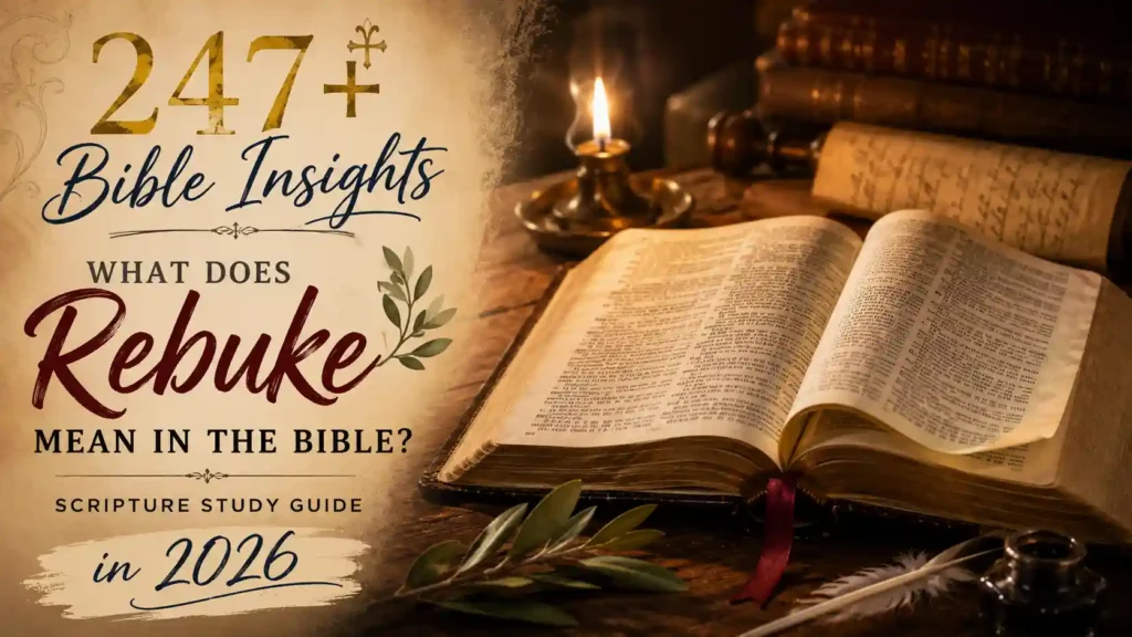 What Does Rebuke Mean In The Bible