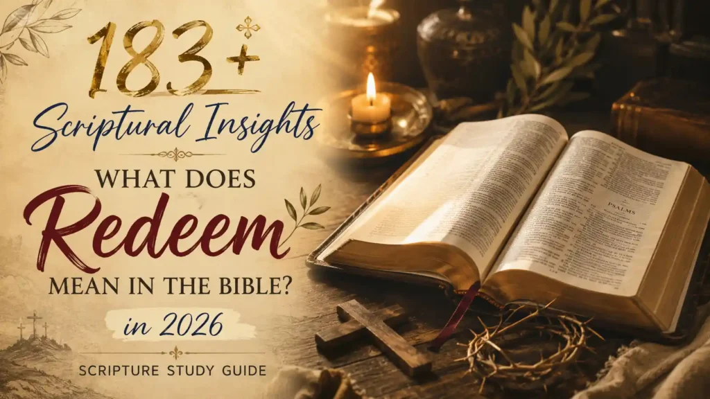 What Does Redeem Mean In The Bible