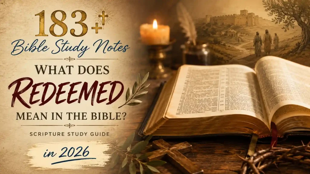 What Does Redeemed Mean In The Bible
