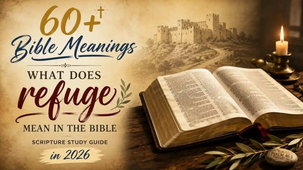 What Does Refuge Mean In The Bible