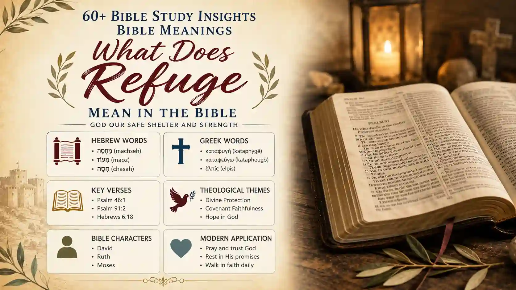 What Does Refuge Mean In The Bible What Does Refuge Mean In The Bible
