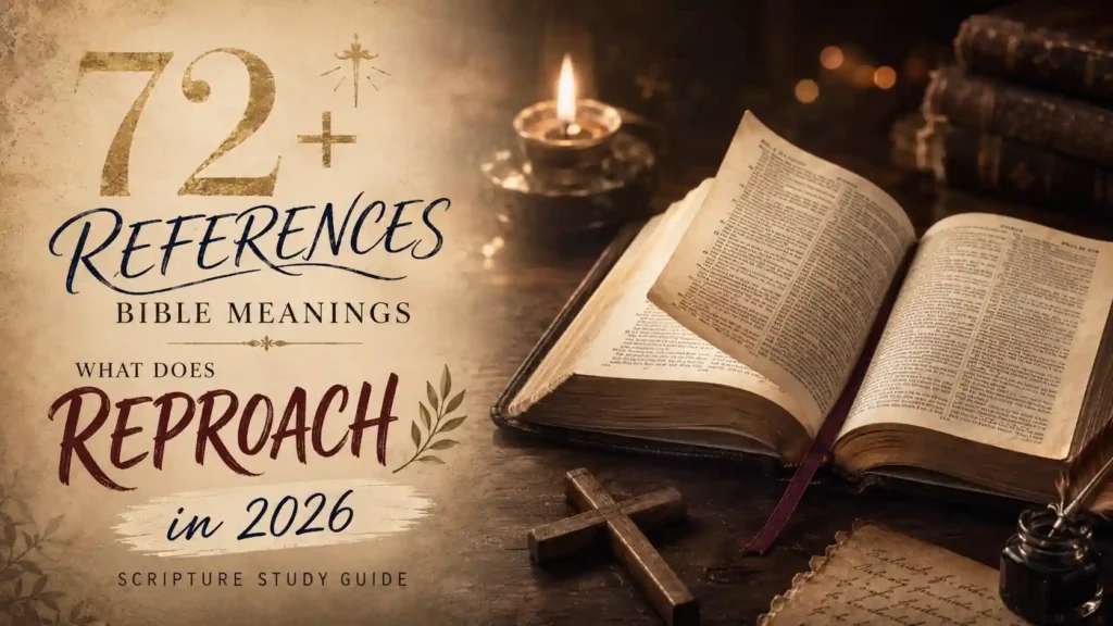 What Does Reproach Mean In The Bible