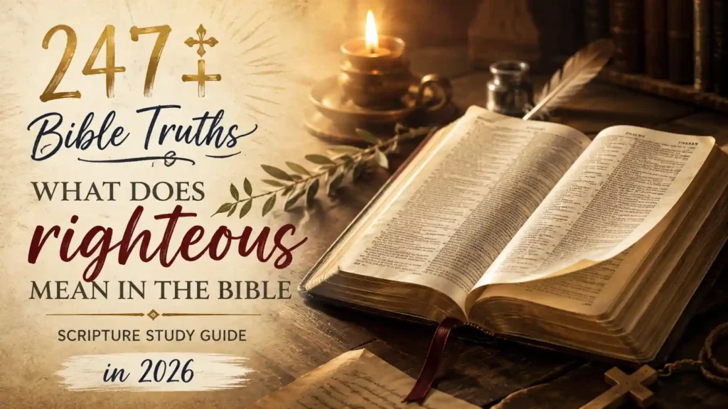 What Does Righteous Mean In The Bible
