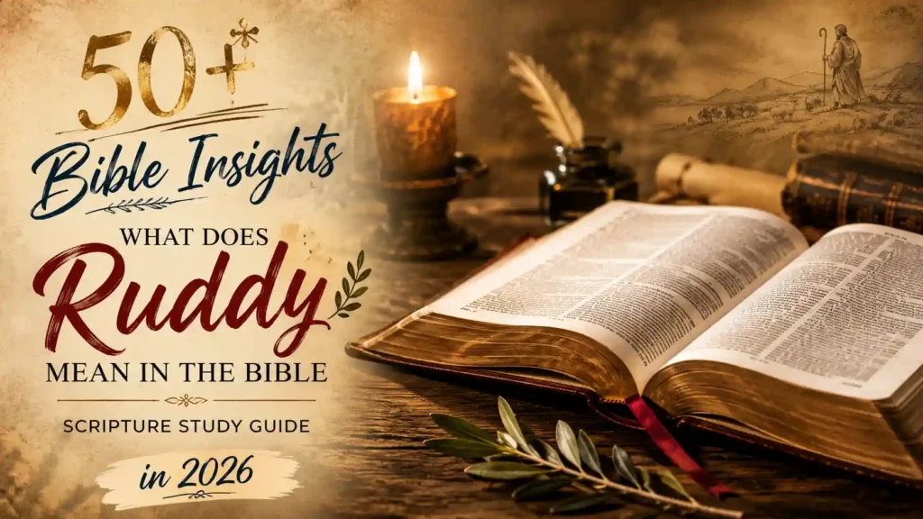 What Does Ruddy Mean In The Bible