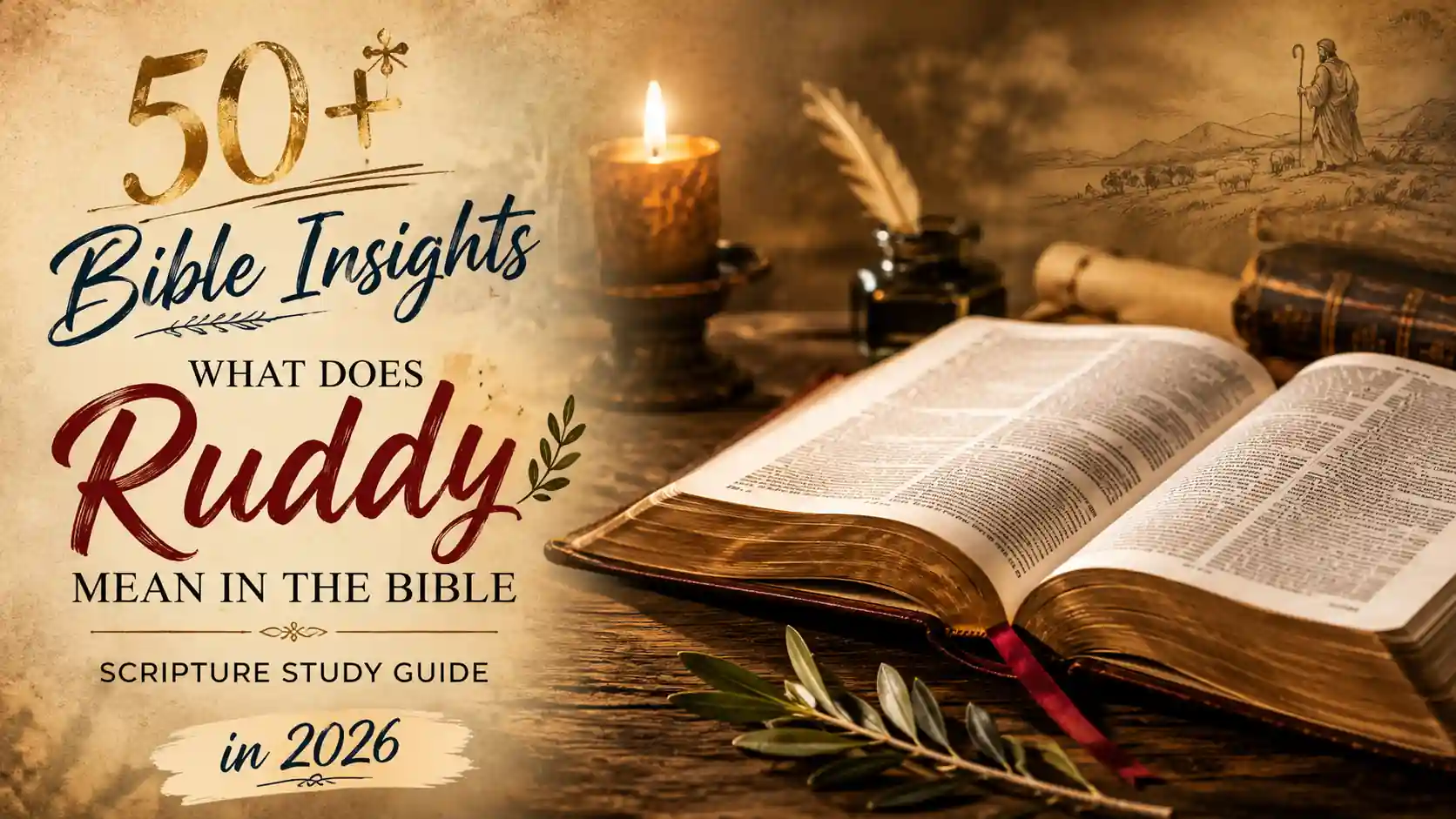 What Does Ruddy Mean in the Bible Simple Study Guide 2026