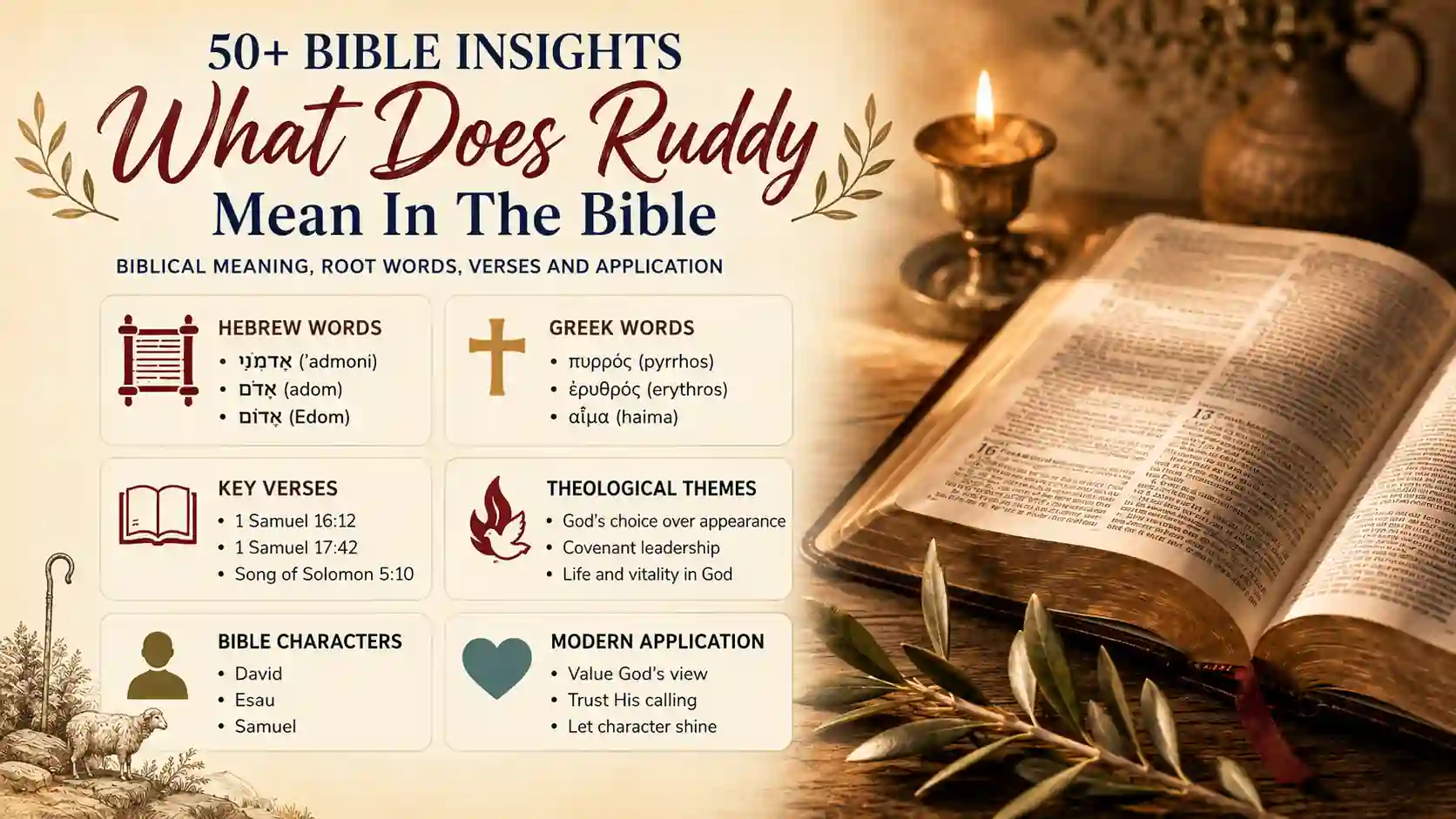 What Does Ruddy Mean In The Bible