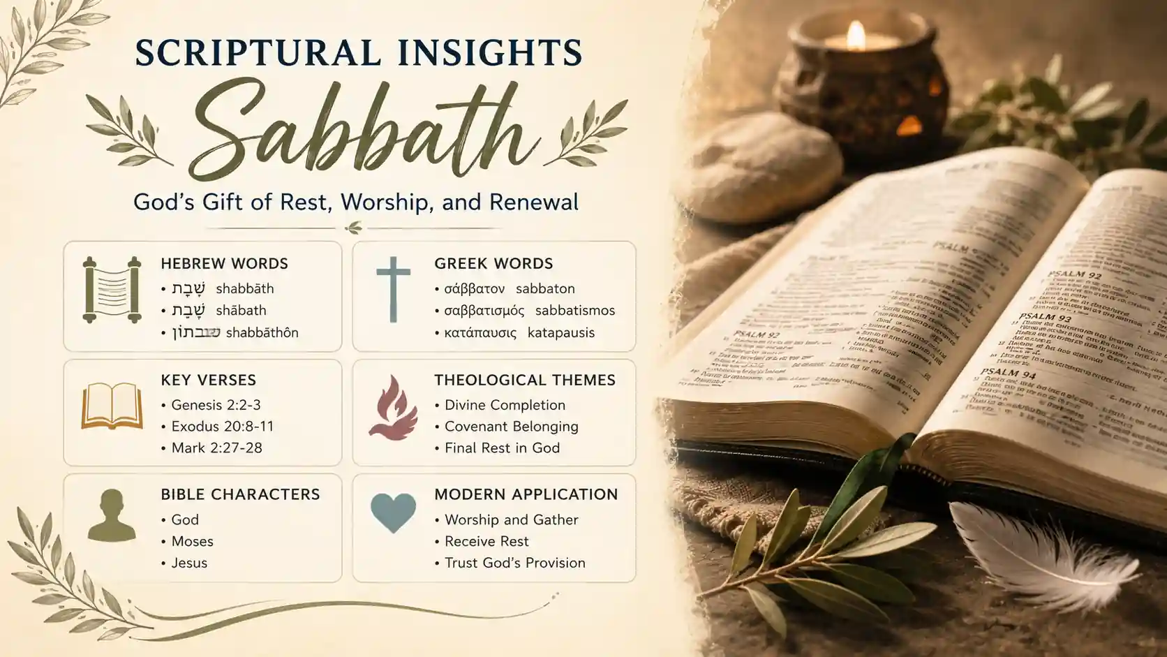 What Does Sabbath Mean In The Bible