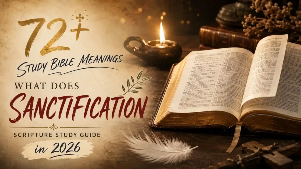 What Does Sanctification Mean In The Bible