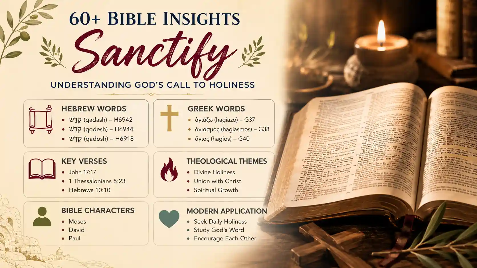What Does Sanctify Mean In The Bible