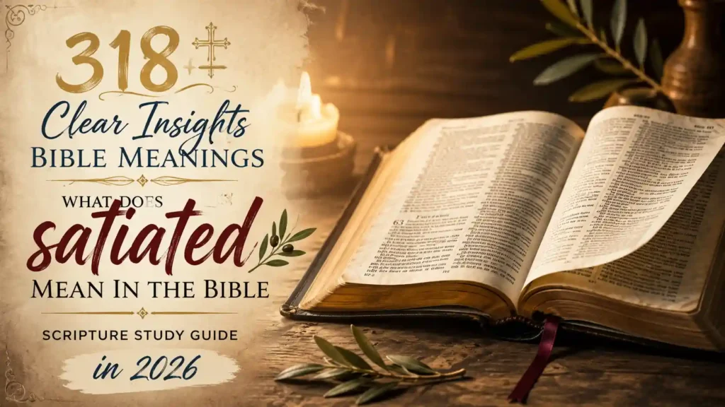 What Does Satiated Mean In The Bible