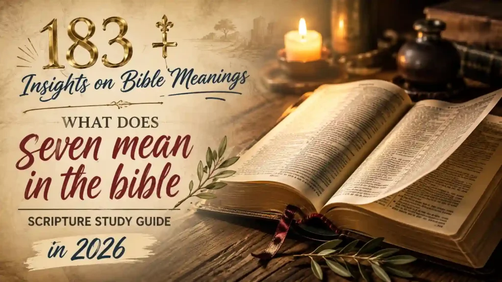 What Does Seven Mean In The Bible