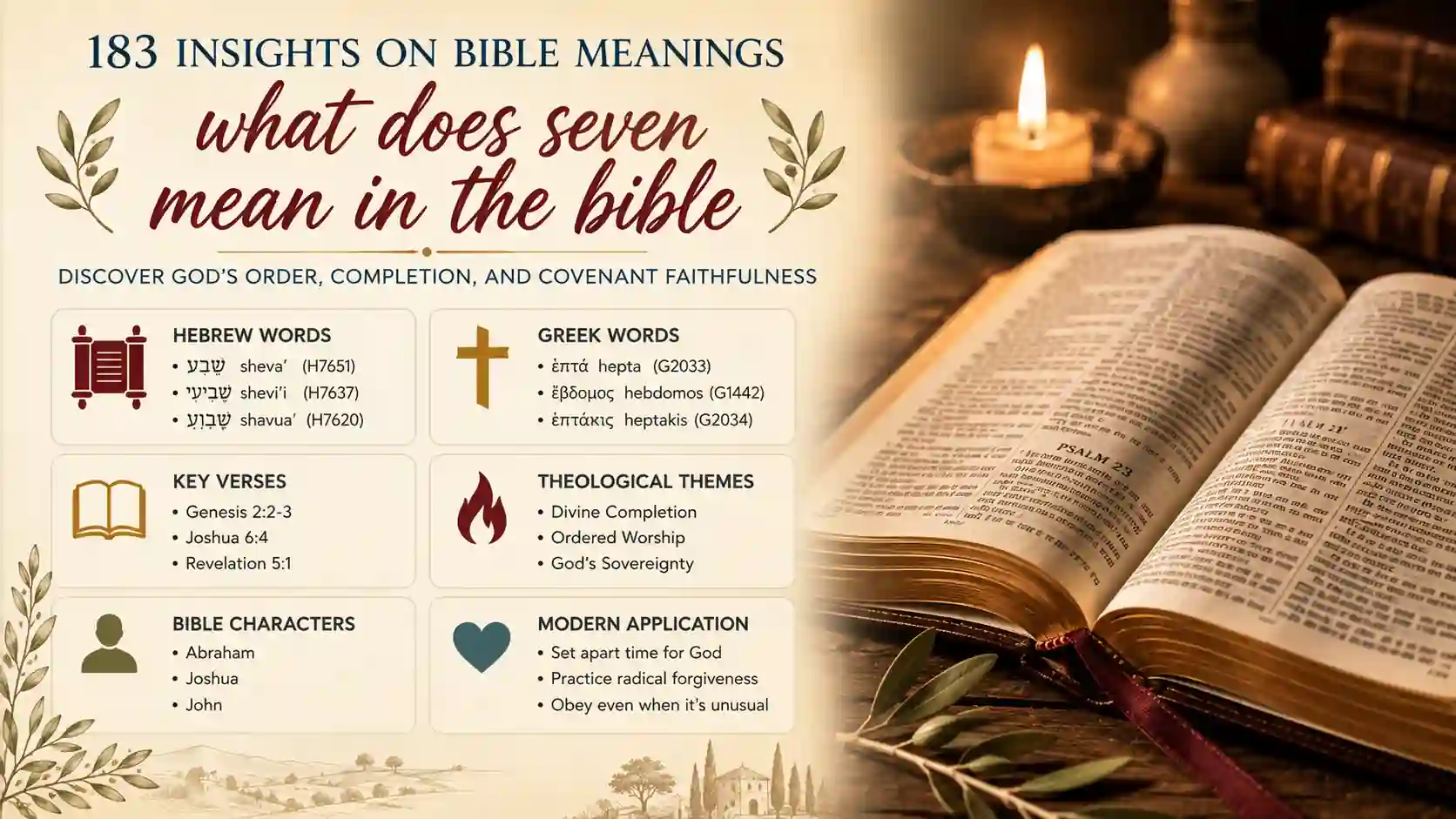 What Does Seven Mean In The Bible What Does Seven Mean In The Bible