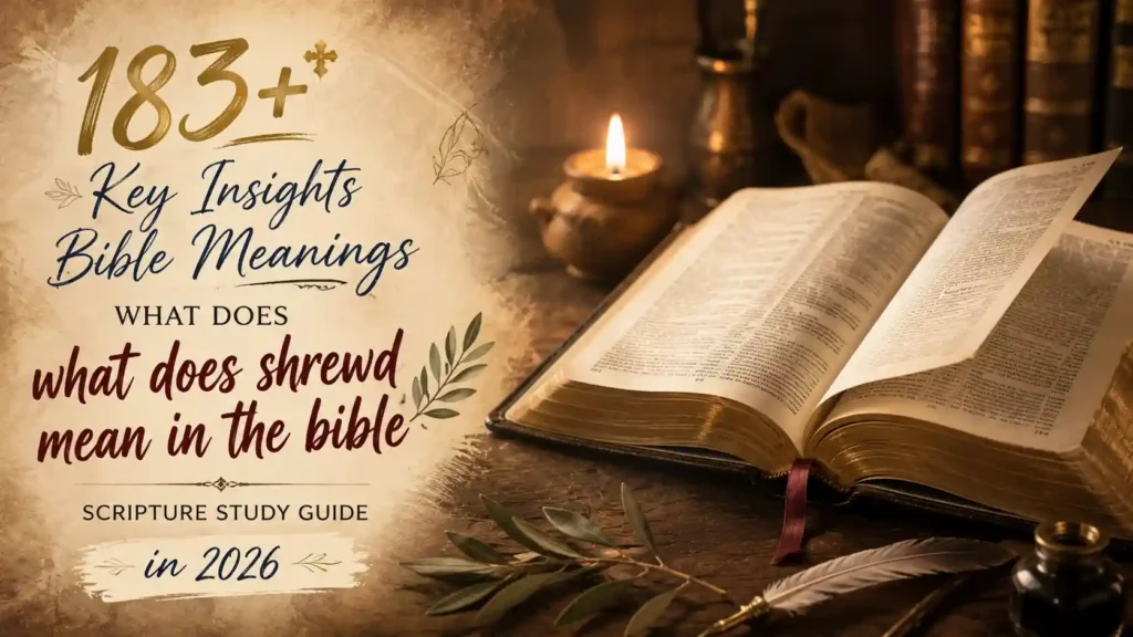 What Does Shrewd Mean In The Bible
