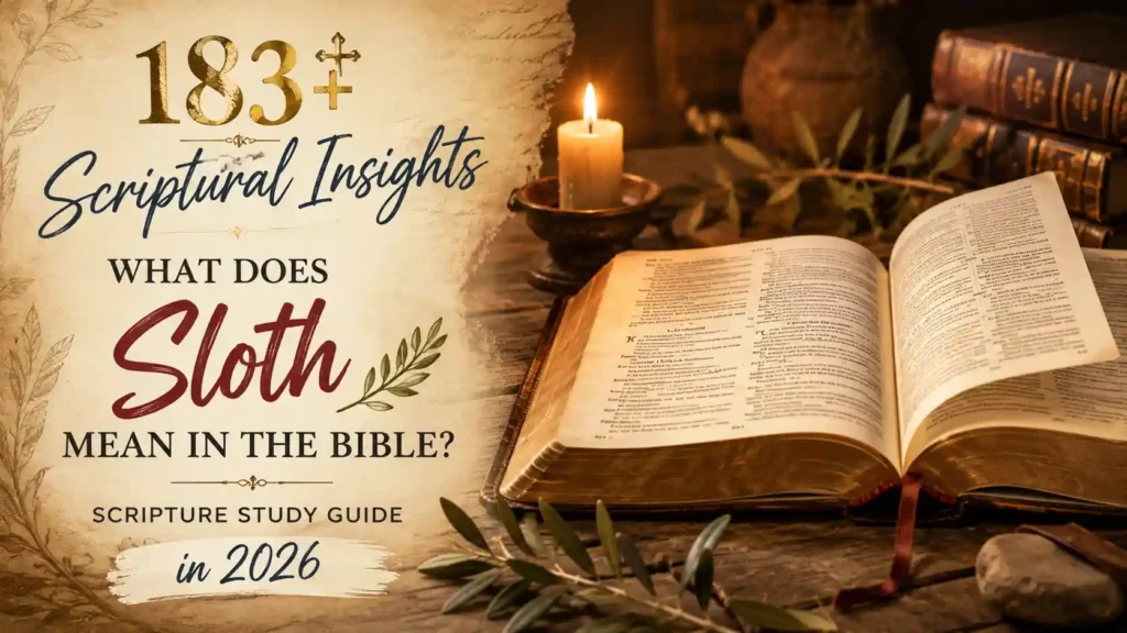 What Does Sloth Mean In The Bible