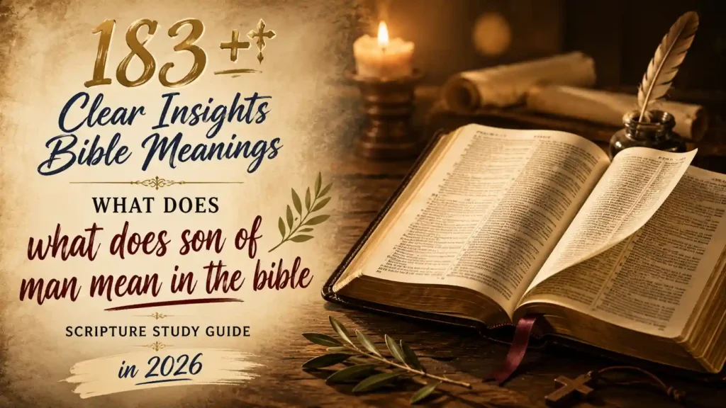 What Does Son Of Man Mean In The Bible